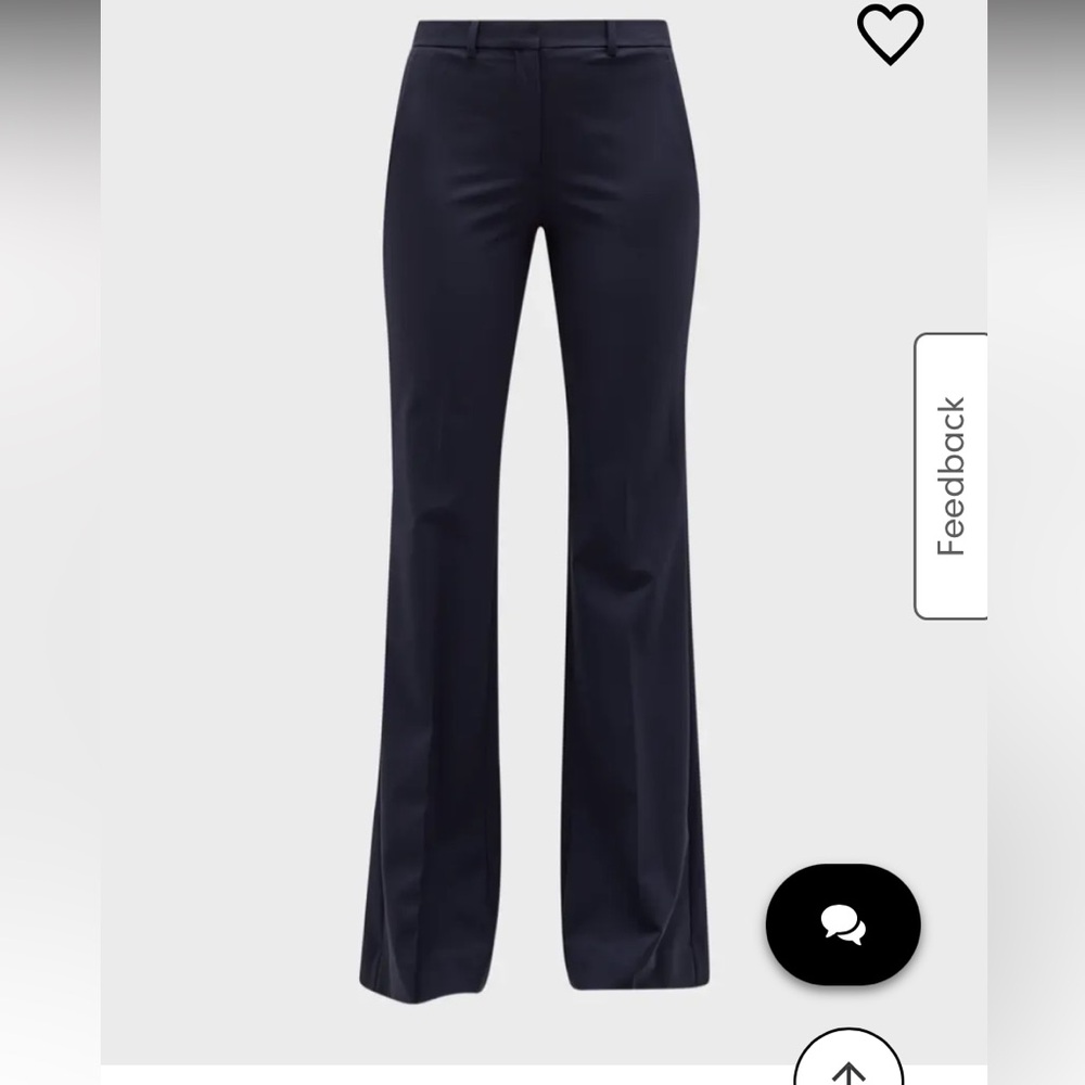 Theory Demetria good wool pant